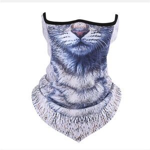 Half Face Mask Motorcycle Cycling Halloween UV Protection Balaclava Neck Scarf